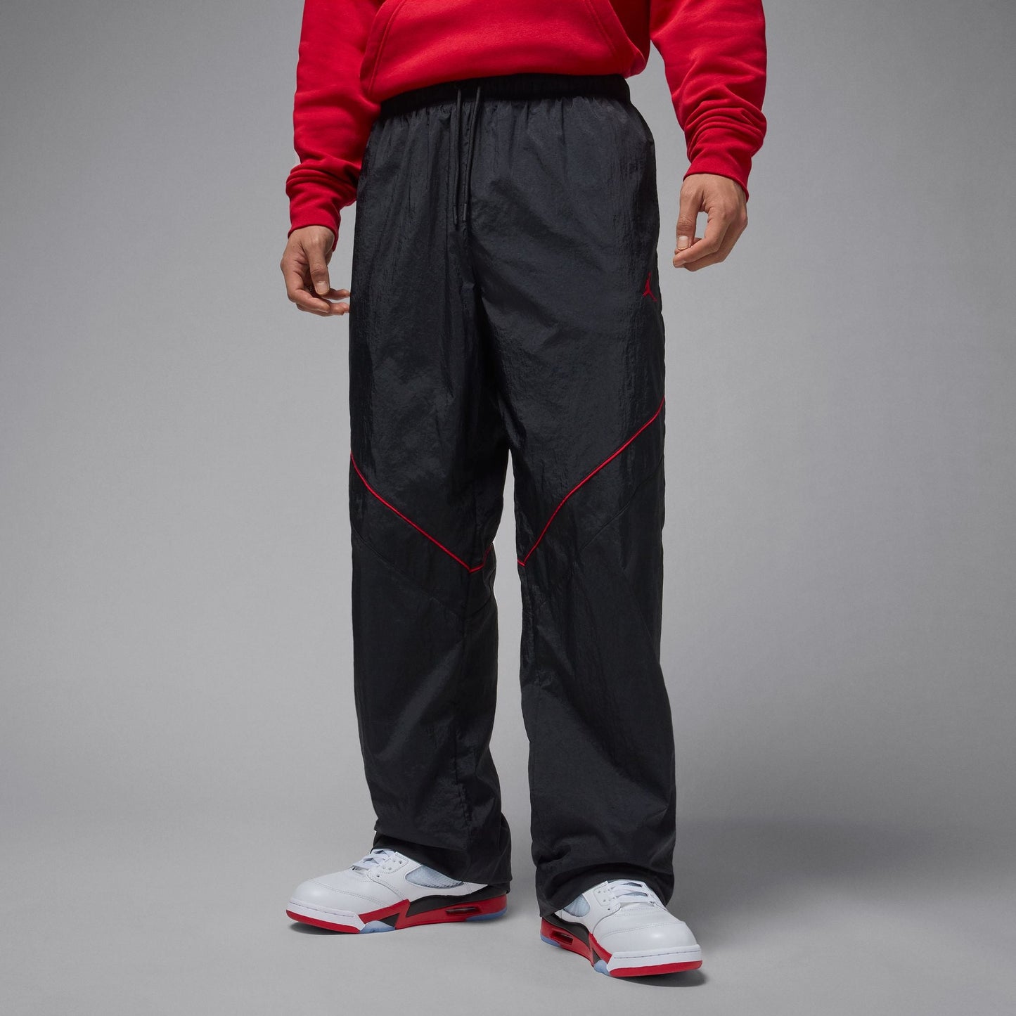 Air Jordan Mens Brooklyn Draft Pants - Black
