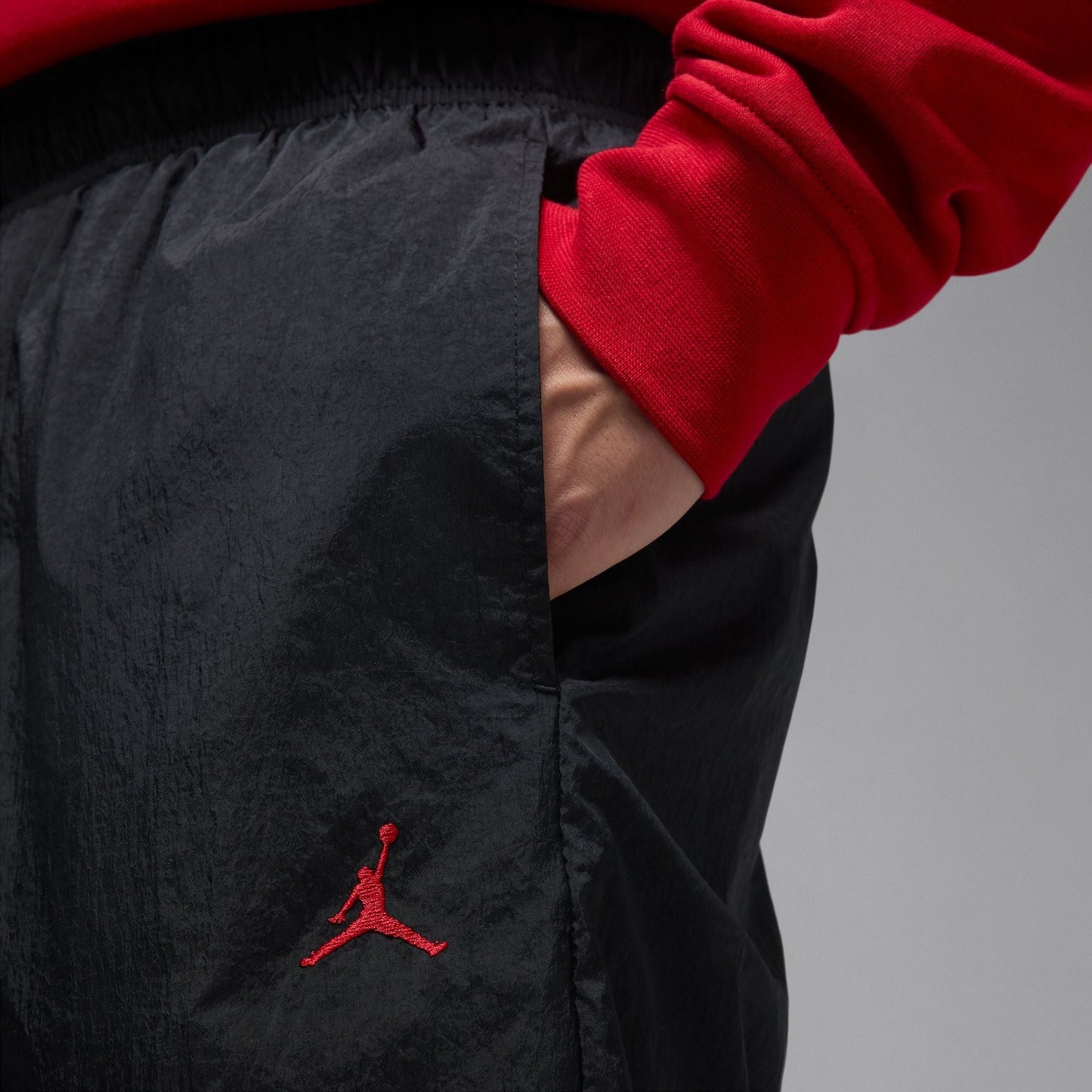Air Jordan Mens Brooklyn Draft Pants - Black