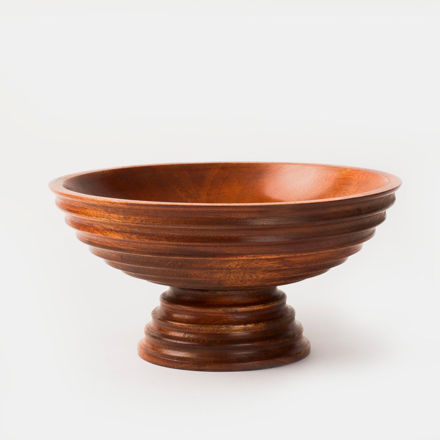 Aranya Mangowood Pedestal Fruit Bowls