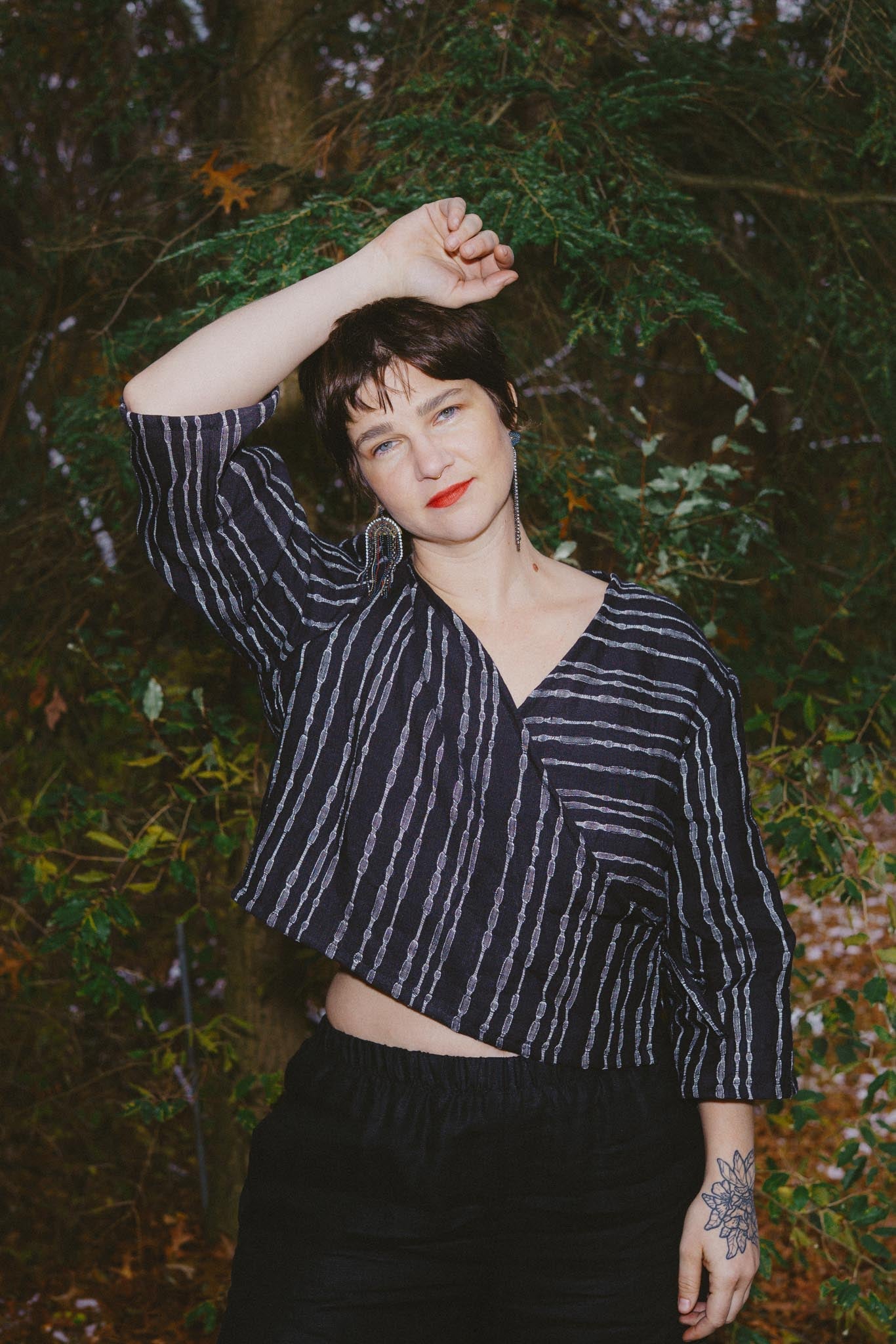 Artemis Top in Radio Stripe