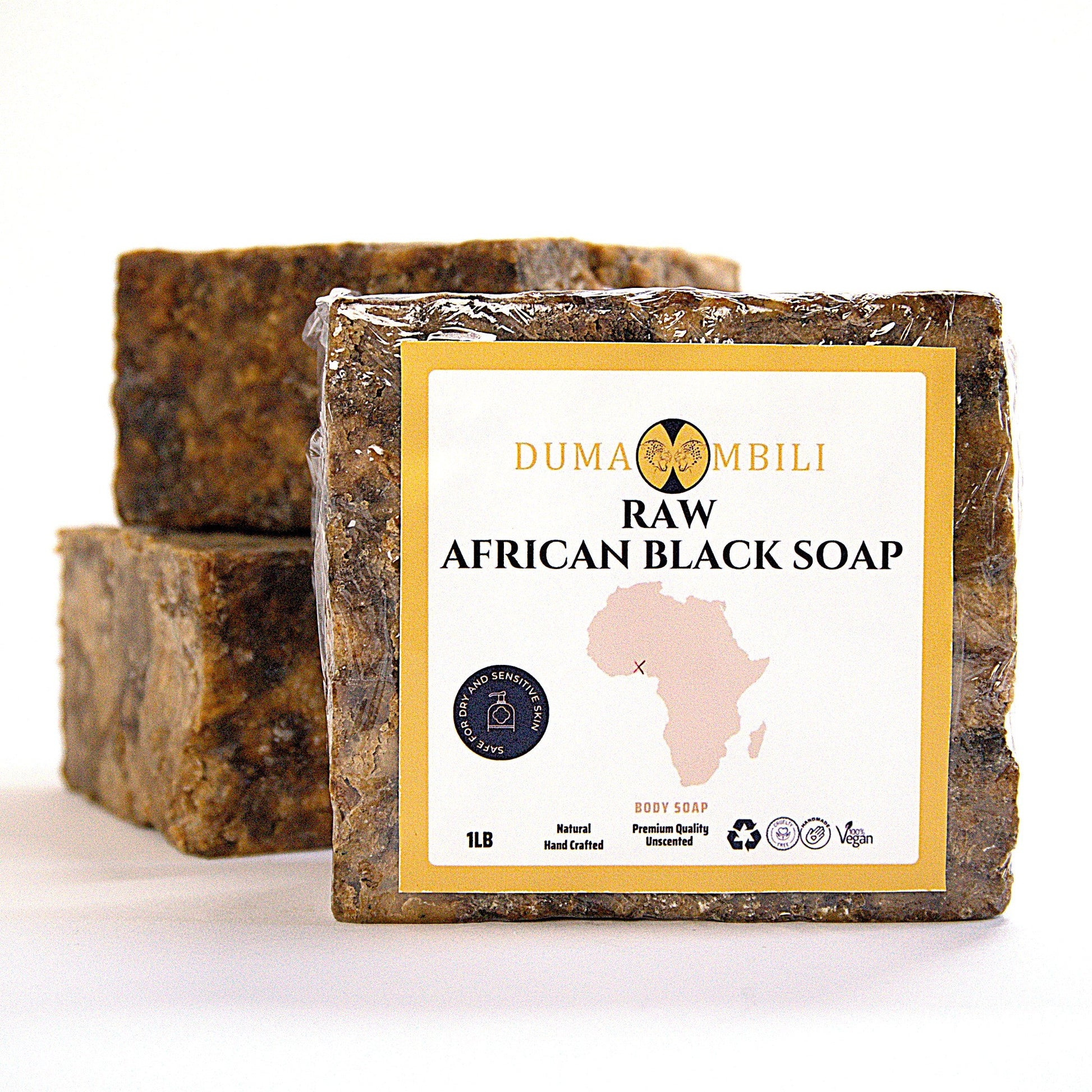 Authentic African Black Soap | Organic Skincare for Clear & Glowing Skin - Osadia Concept Store