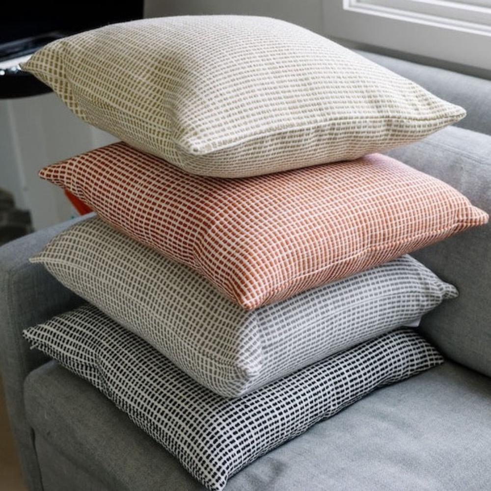 Akobo Handwoven Ethiopian Cotton Throw Pillow