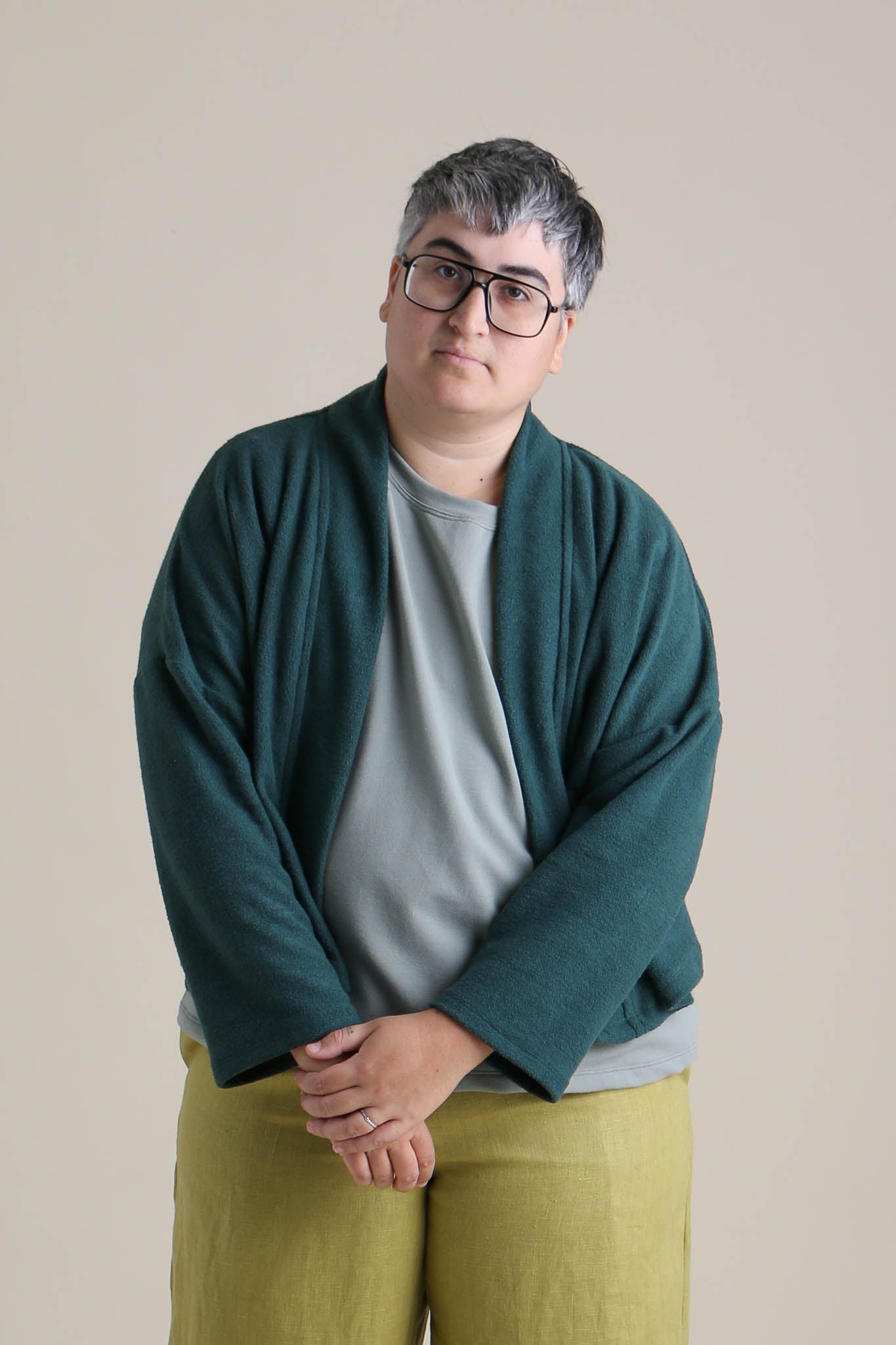 Drifter Cardigan in Marine