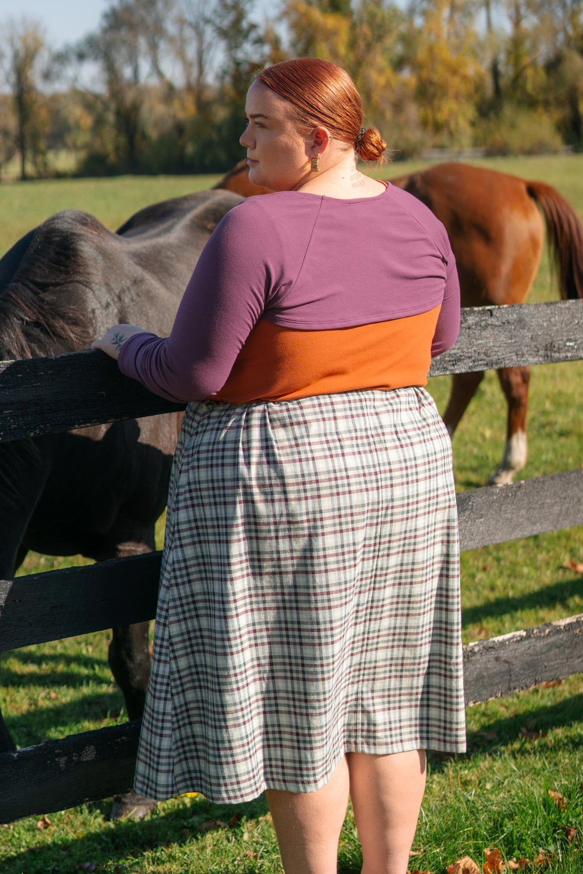 Misty Bolero in Plum