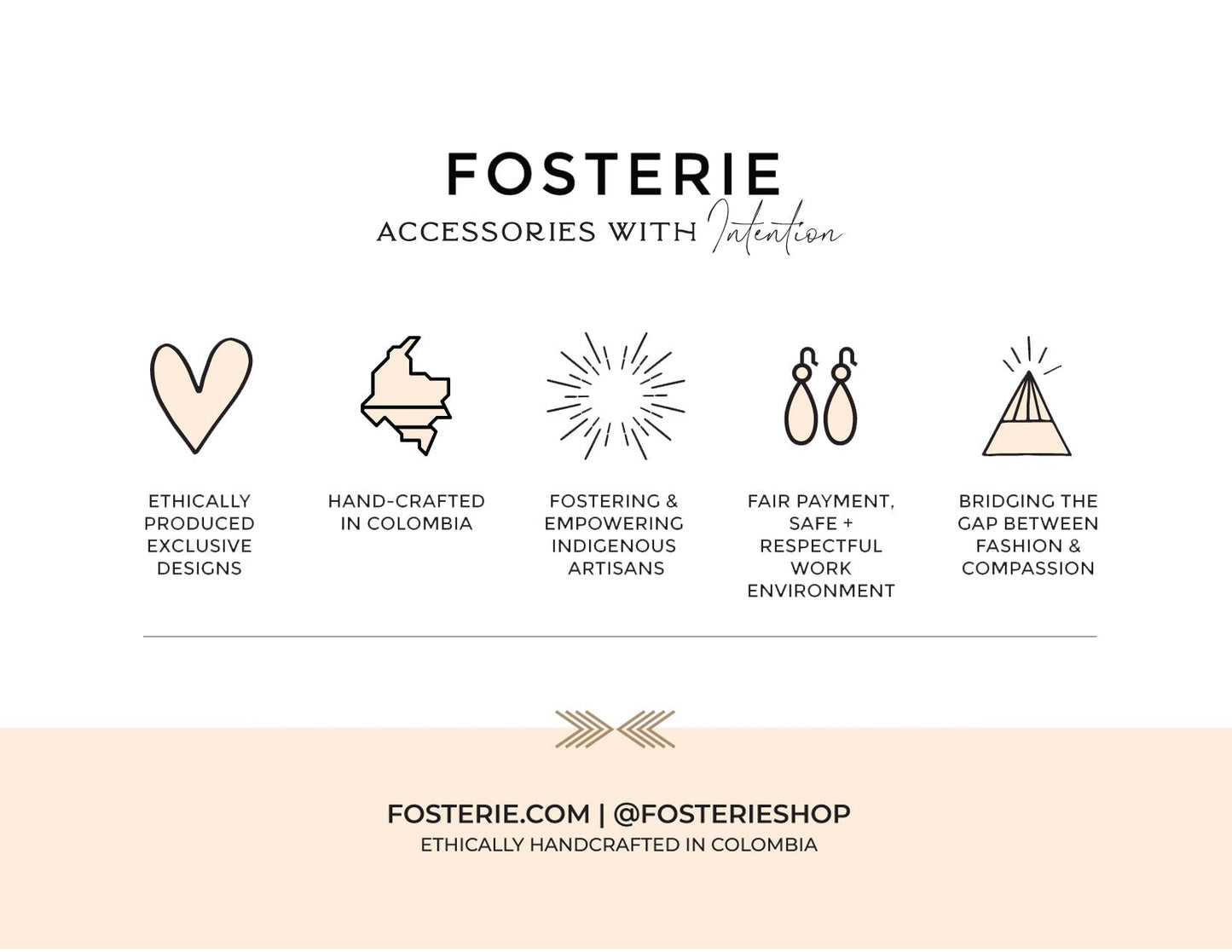 Fire Fringe Embera Earrings