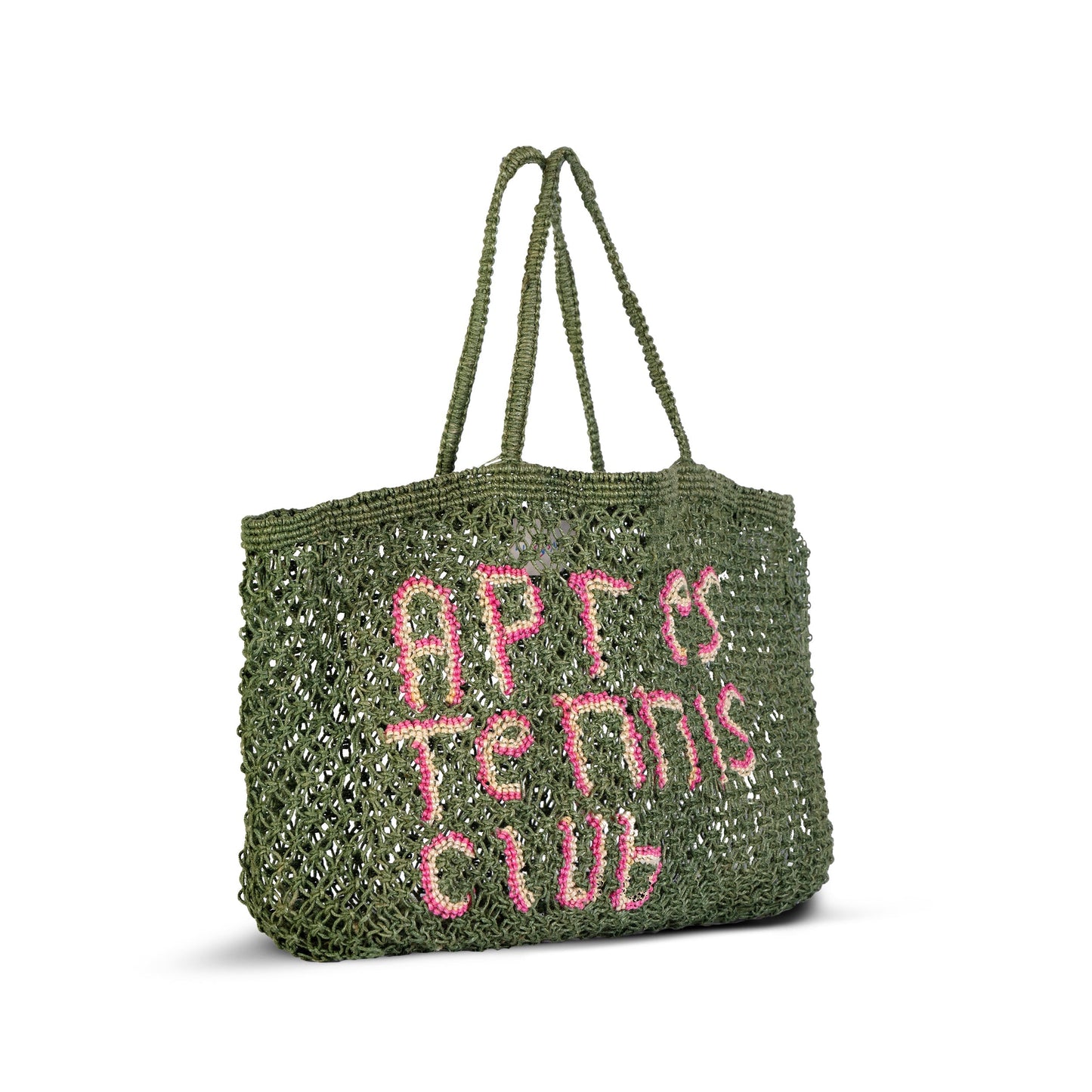 Apres Tennis Club Woven Jute Tote