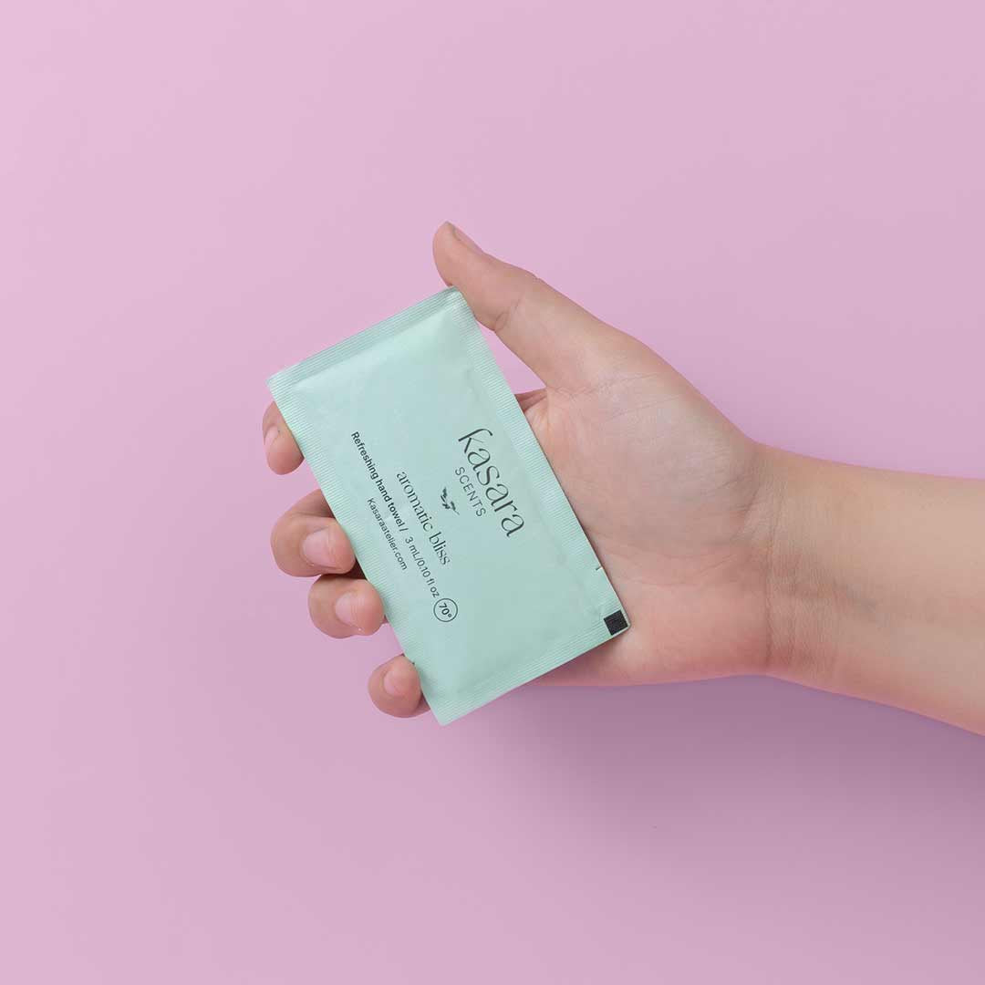 Aromatic bliss, perfumed wipes 60pcs lemon and Italian mandarin