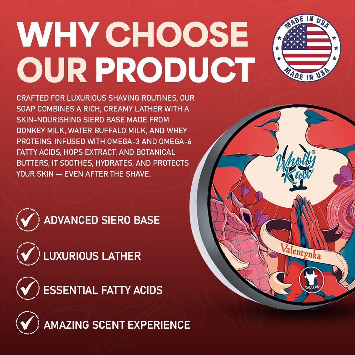 Valentynka Shaving Soap