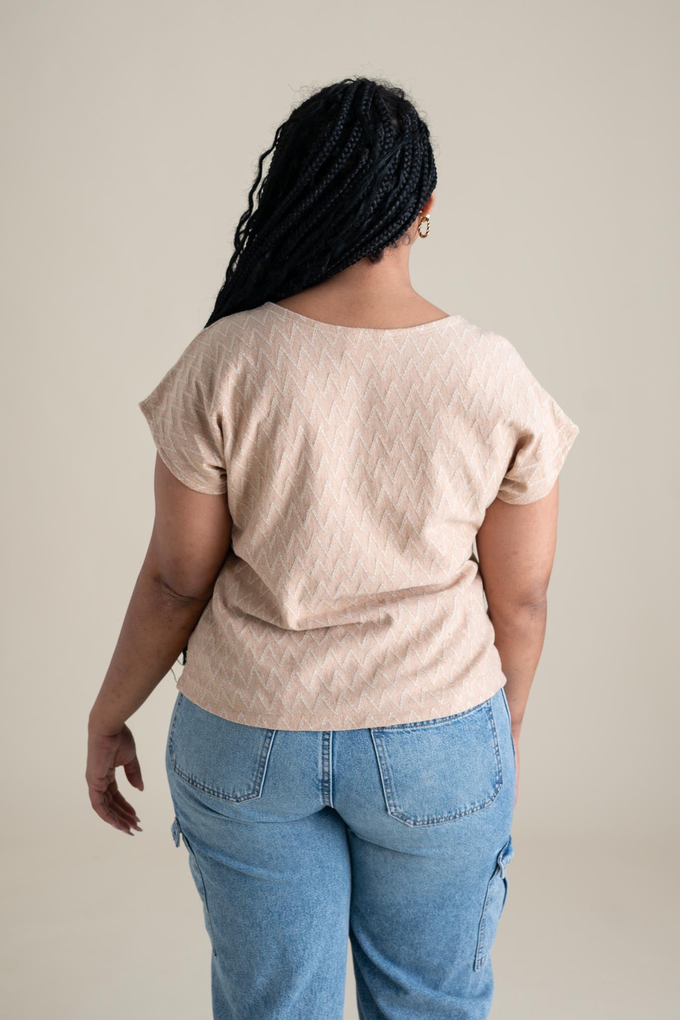 Foxfibre® Saturday Tee (Updated) in Flicker