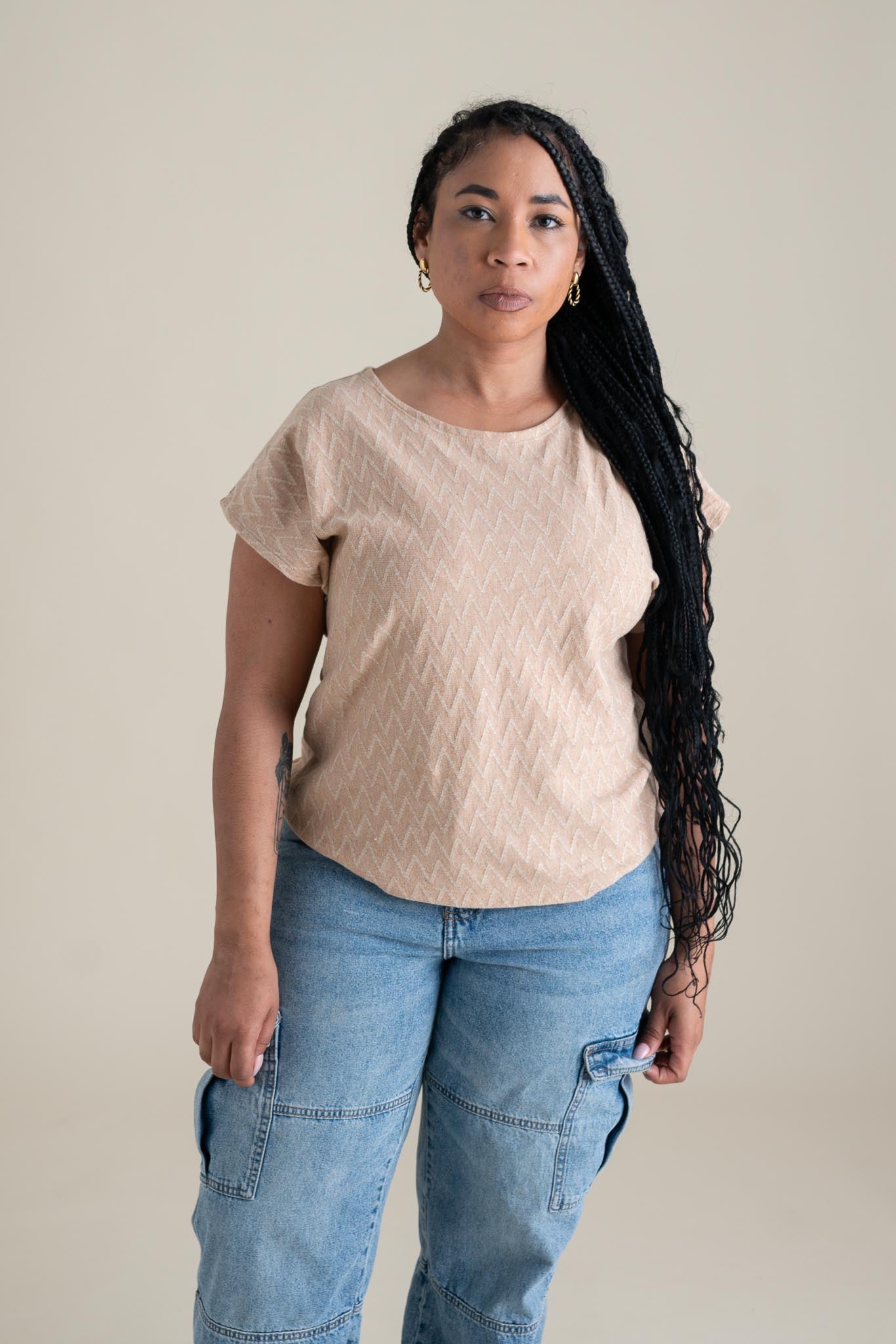Foxfibre® Saturday Tee (Updated) in Flicker