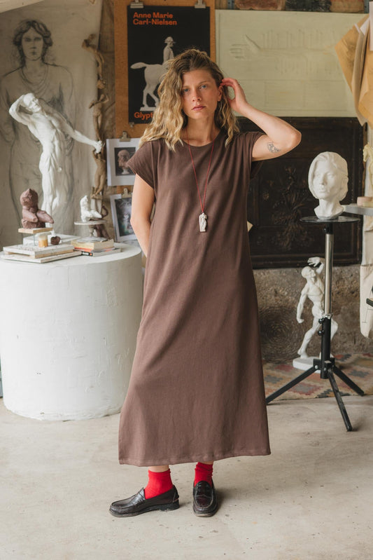 Cairo Dress (Updated) in Umber