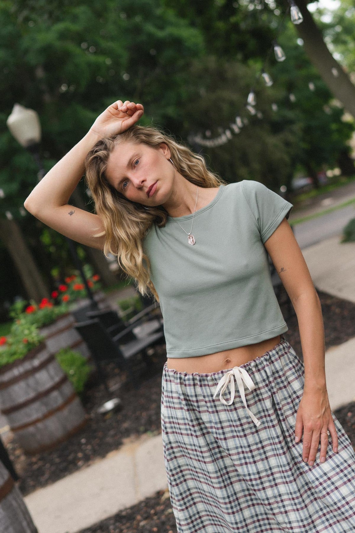 Eden Tee (Updated) in Pistachio