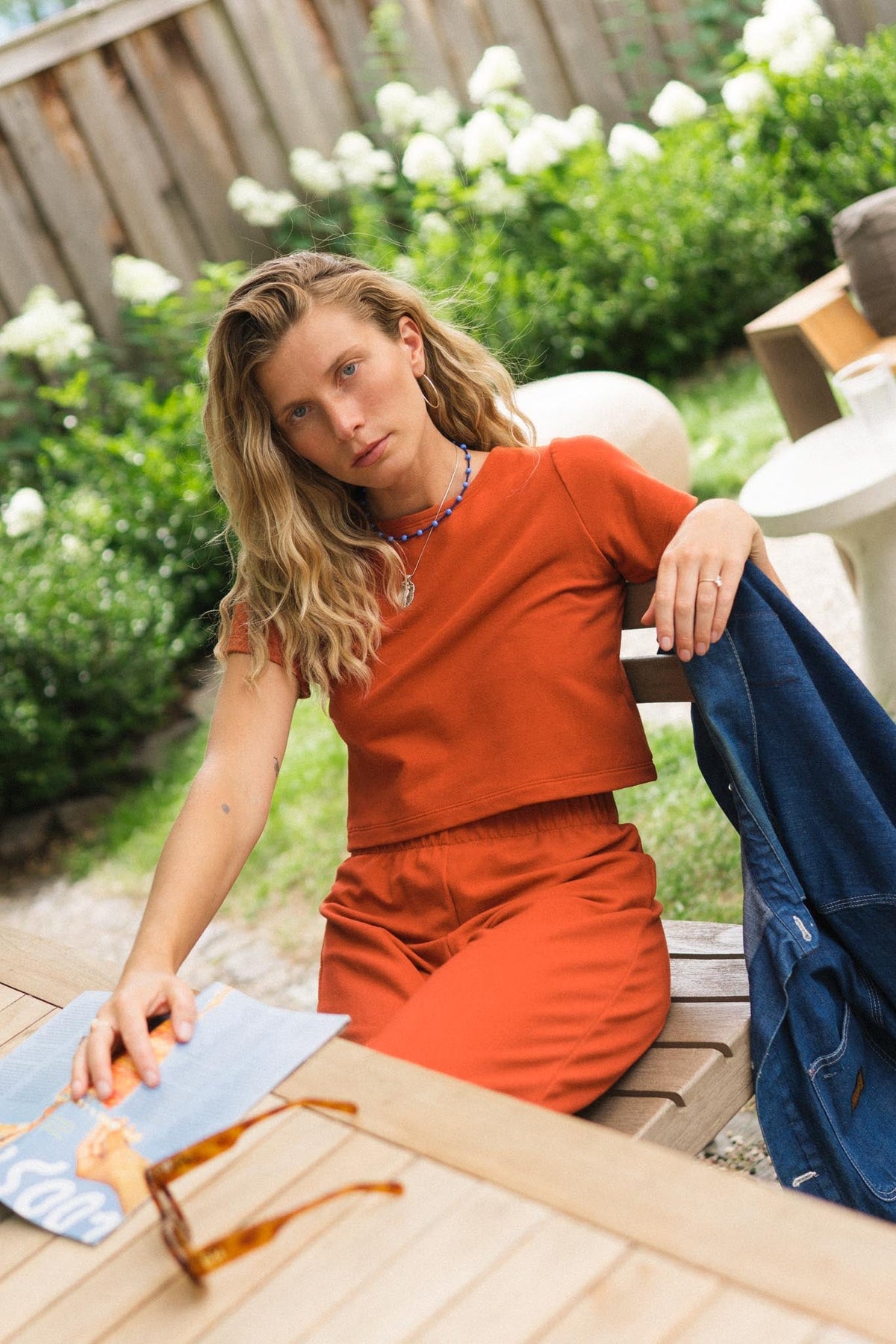 Eden Tee (Updated) in Persimmon