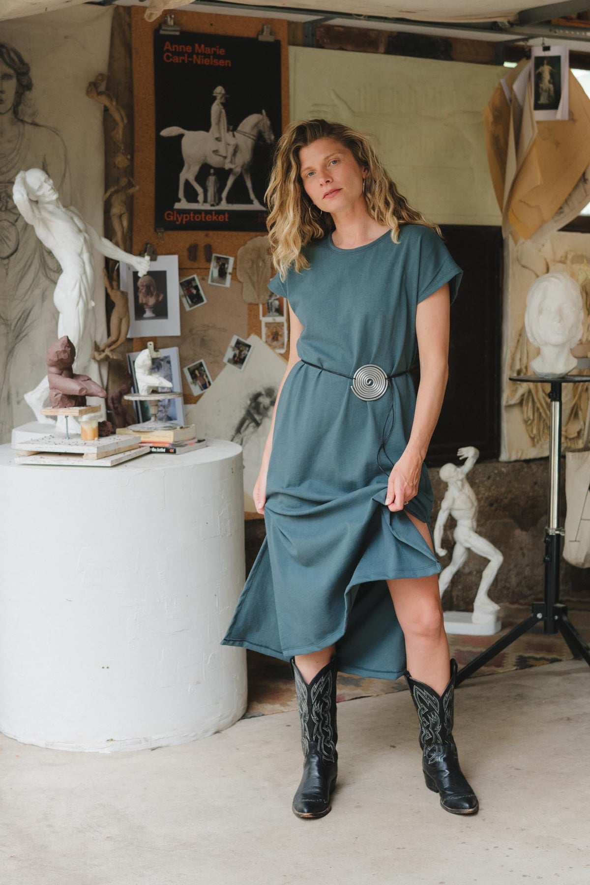 Cairo Dress (Updated) in Aegean