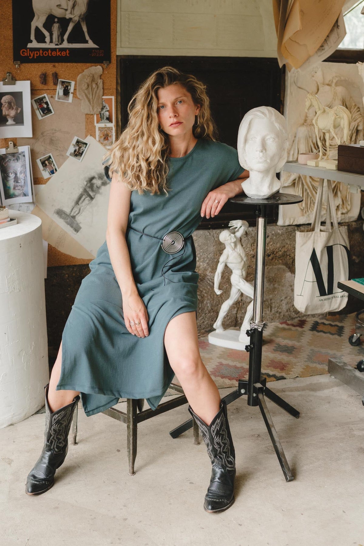Cairo Dress (Updated) in Aegean