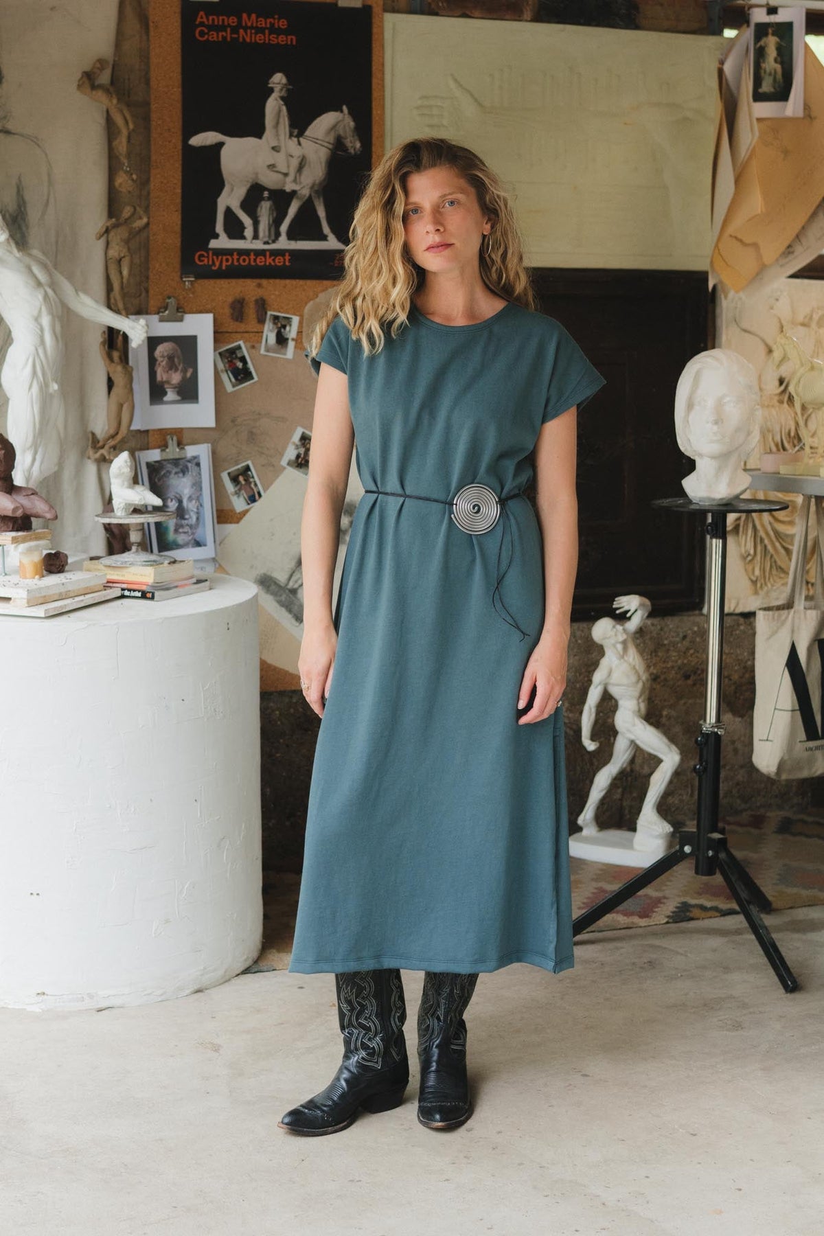 Cairo Dress (Updated) in Aegean