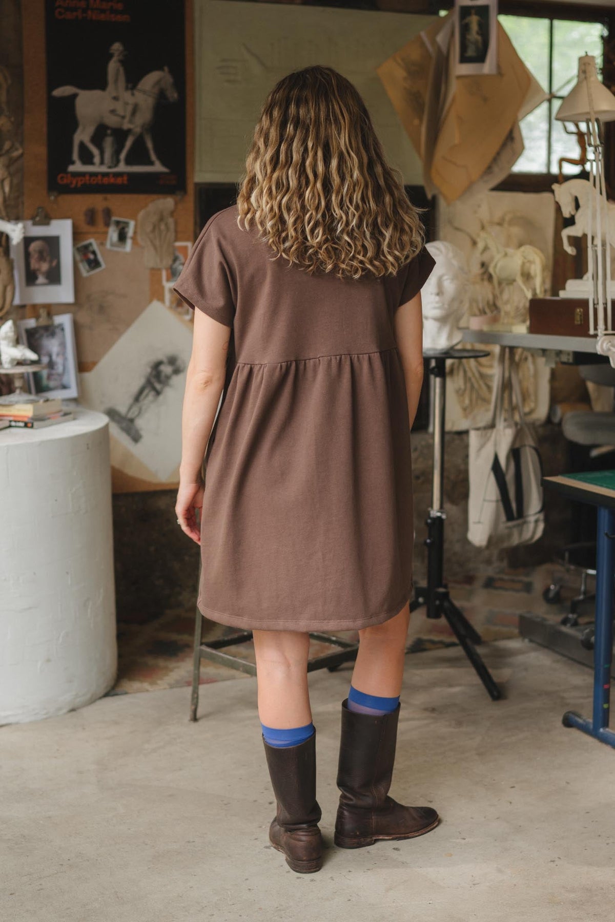 Porch Dress (Updated) in Umber