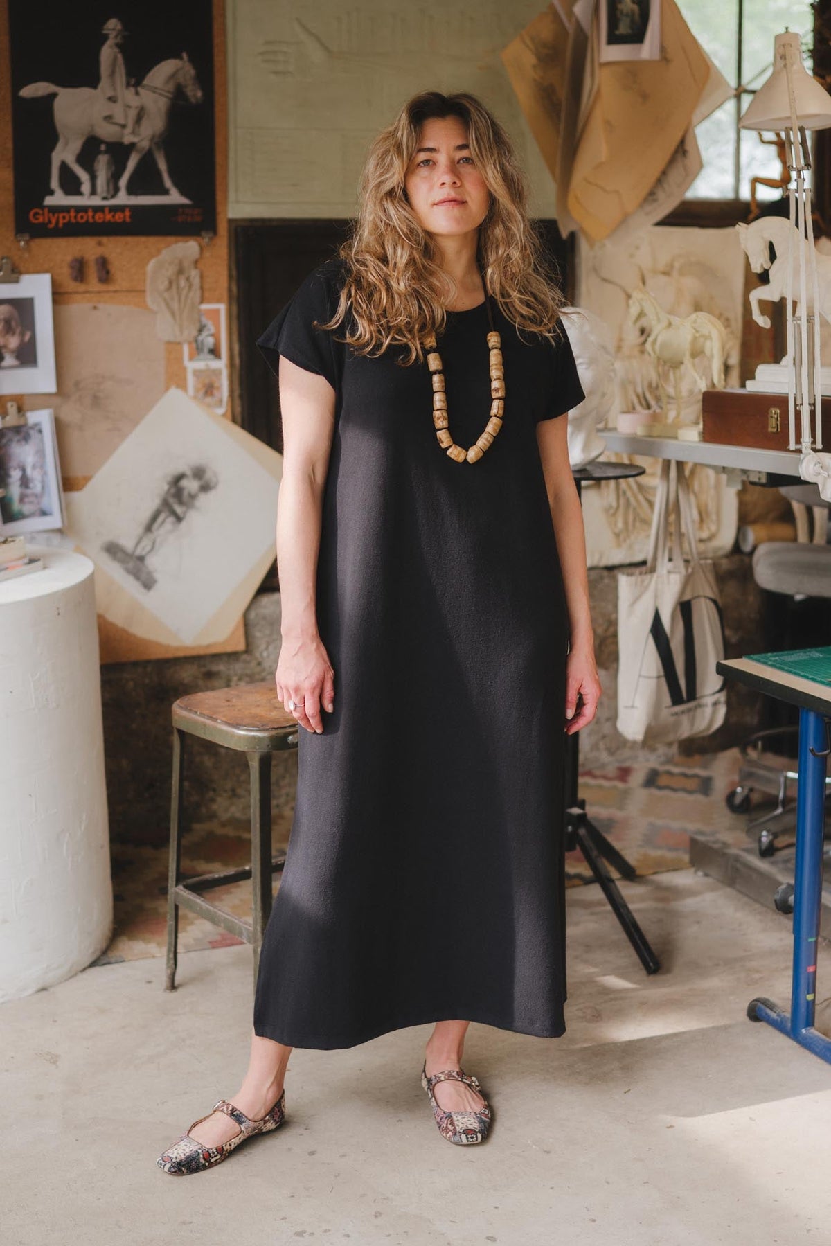 Cairo Dress (Updated) in Graphite