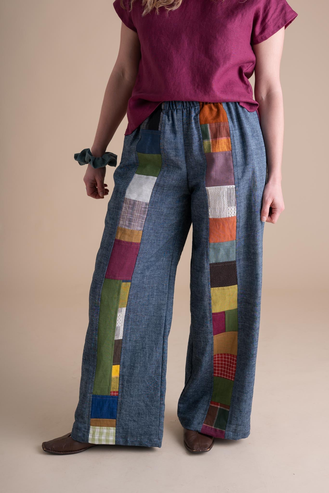 Joystripe Pants in Indigo Chambray