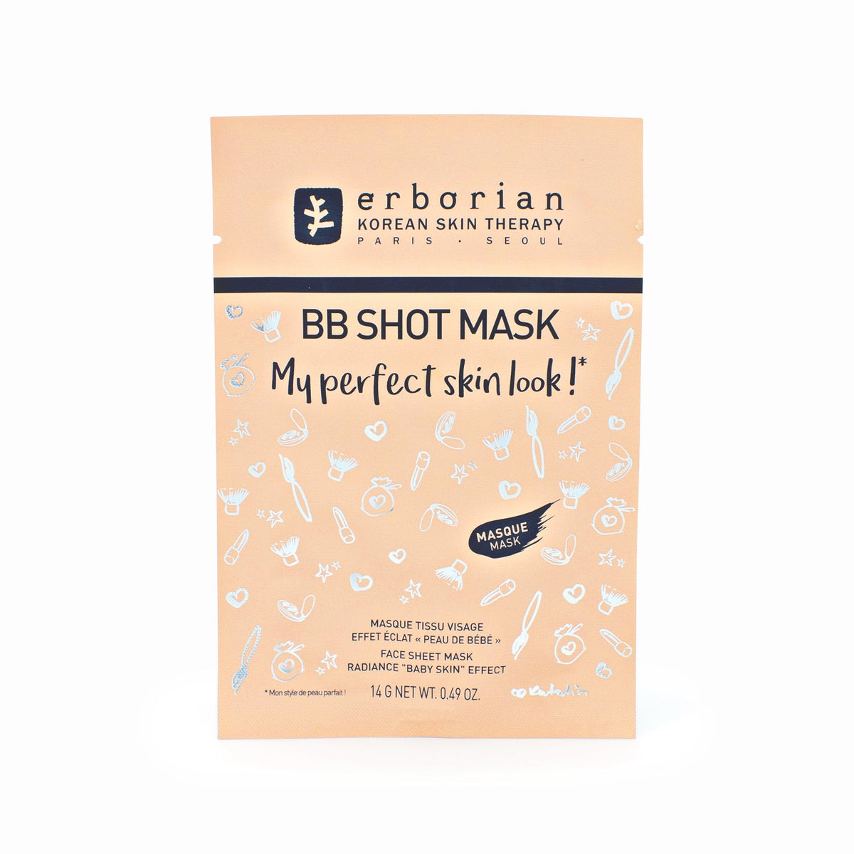 erborian BB Shot Mask x1 Face Sheet Mask - New