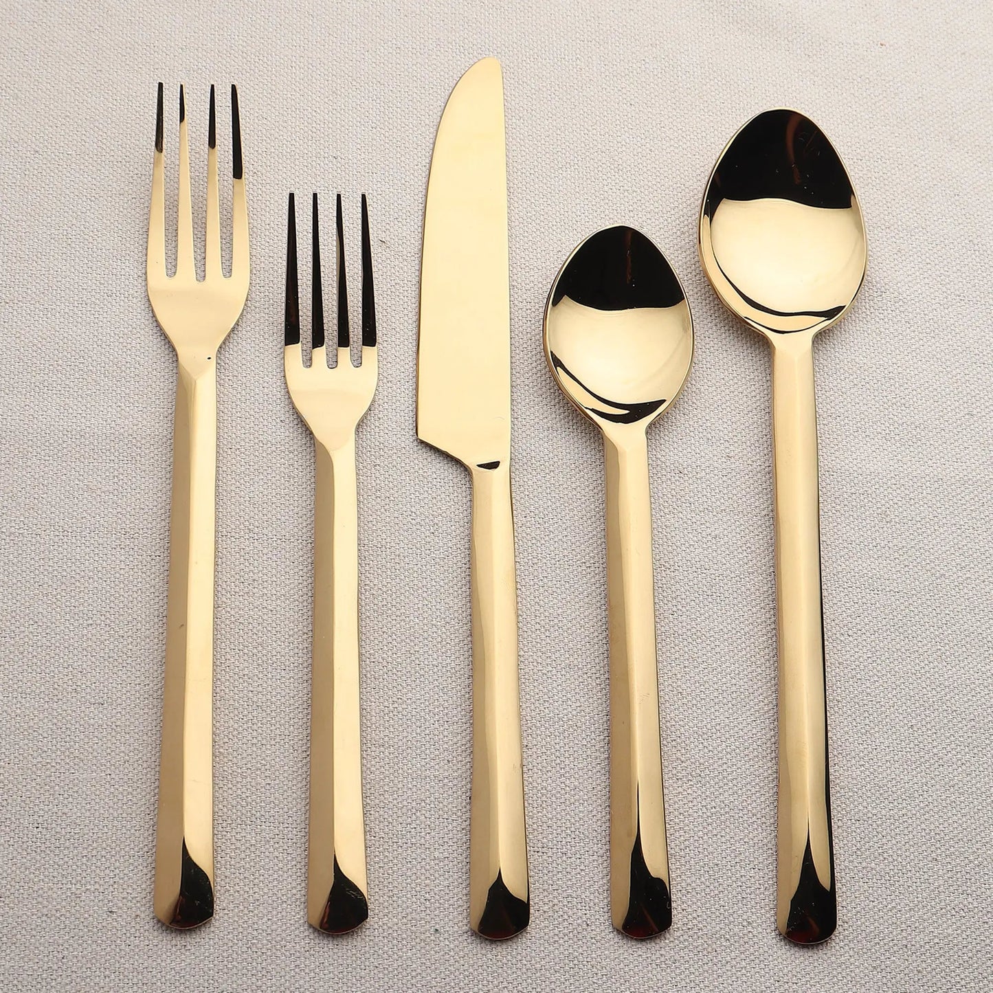 Ariella PVD 5 Pc. Flatware Set