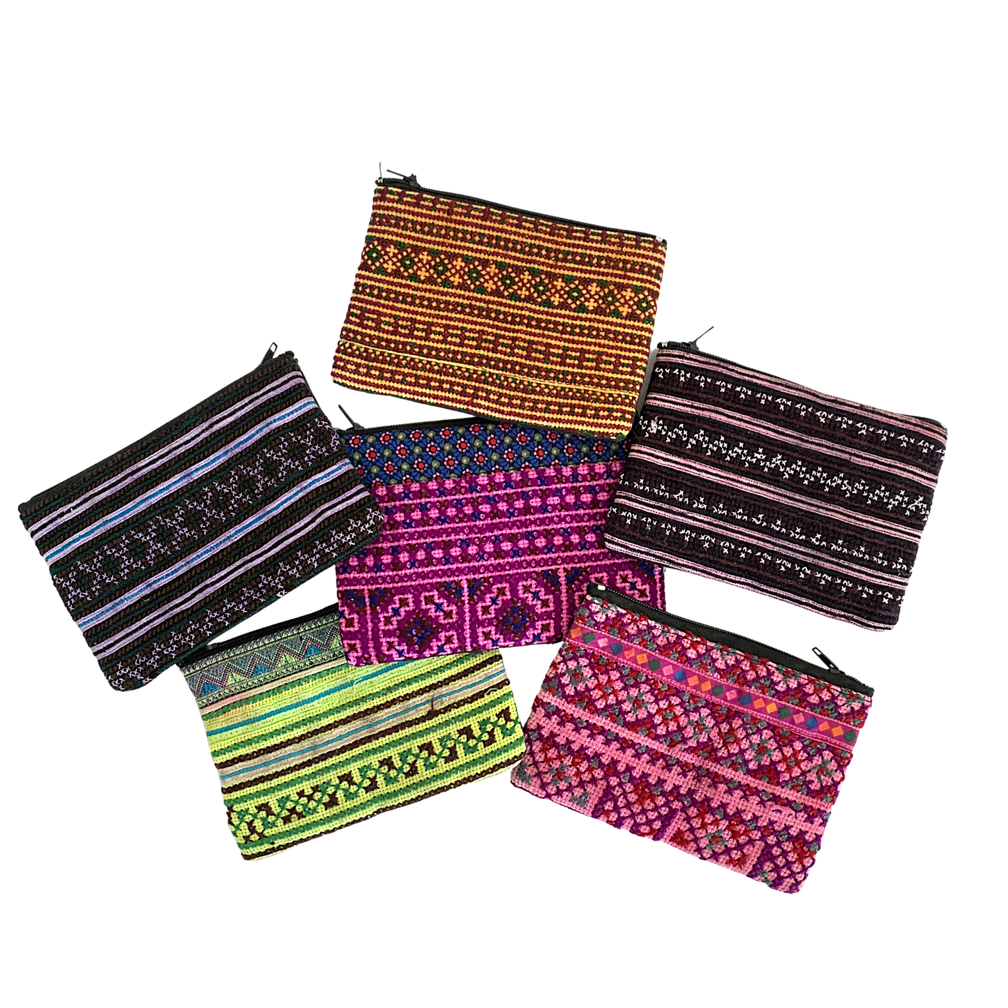 Embroidered Vintage Hmong Coin Purse - Thailand