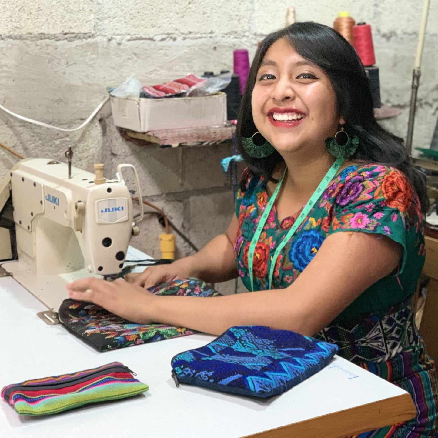 Maya Up-cycled Huipil Cosmetic One-of-a-Kind Bag (Tiny) - Guatemala - Osadia Concept Store