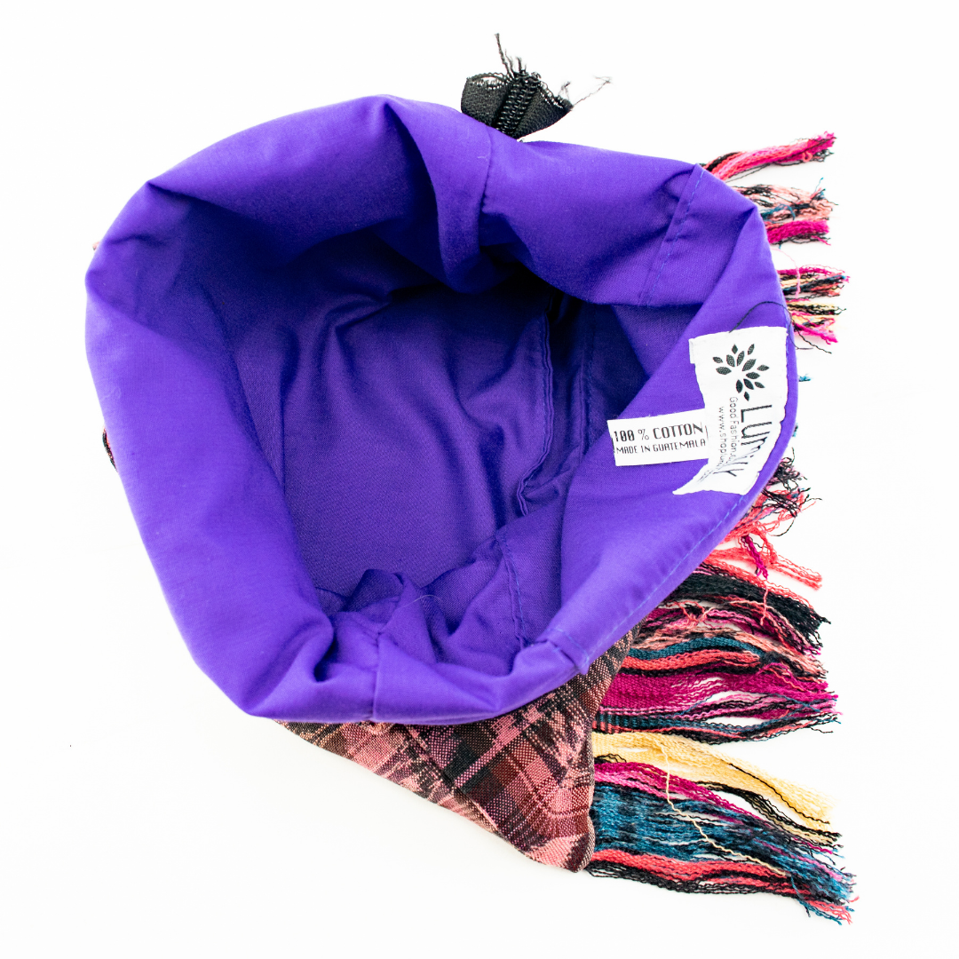 Samara Up-cycled Huipil Corte One-of-a-Kind Adjustable Crossbody Bag - Guatemala