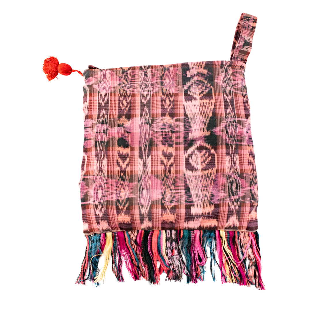 Samara Up-cycled Huipil Corte One-of-a-Kind Adjustable Crossbody Bag - Guatemala