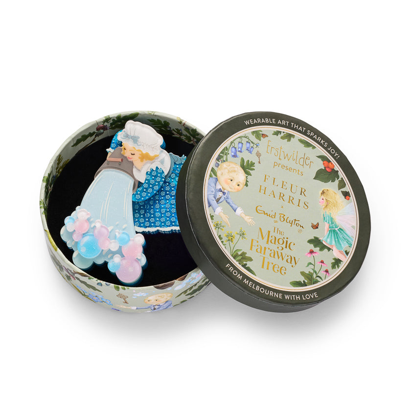 Dame Washalot Brooch by Erstwilder