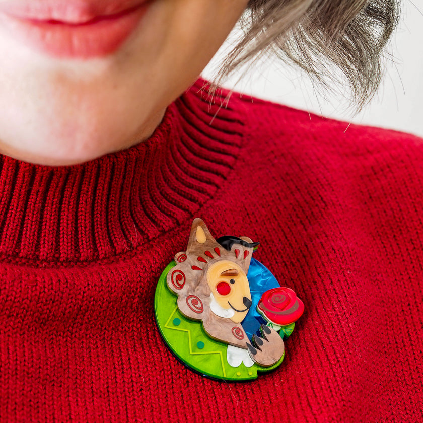 Accursed Gentleman Brooch by Erstwilder x Pete Cromer