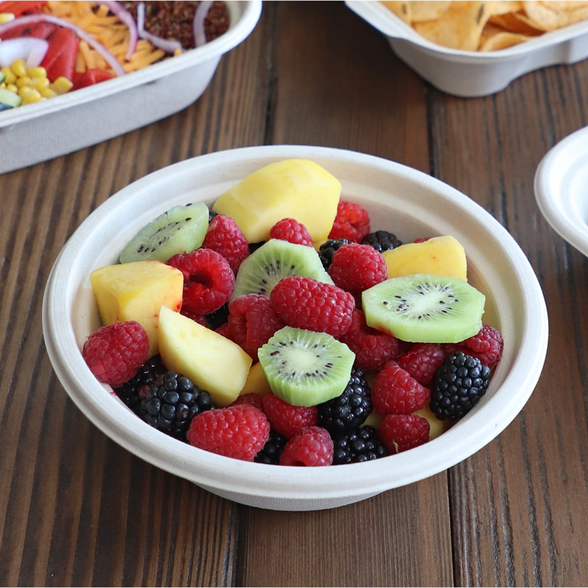 World Centric 16-32oz Fiber Bowls + Lids