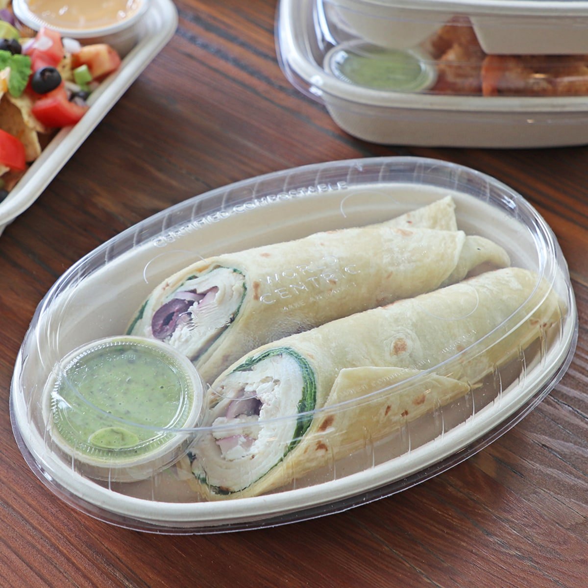 World Centric Large Fiber Burrito Bowl, 32 oz (QTY 300), SKU BO-SC-UBB-LFP