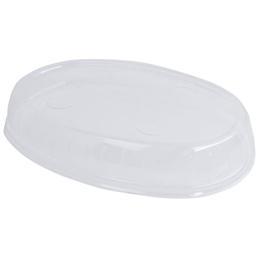 World Centric Lid PLA - Large Burrito Bowls (32 oz), Vented, Clear (QTY:300)