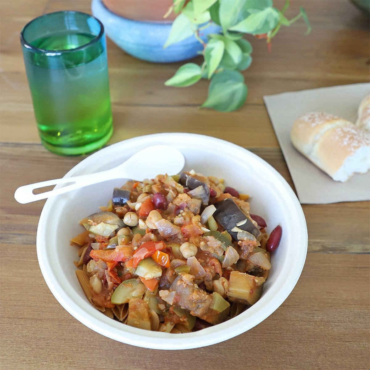 World Centric 32 oz Fiber Wide Bowl, Compostable, Natural (QTY 300), SKU BR-FB-32-LFS