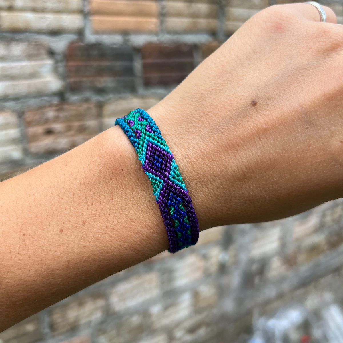 Friendship Woven String Bracelet Small Macrame - Choose Color - Mexico