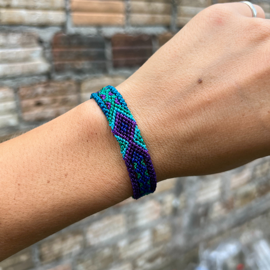 Friendship Woven String Bracelet Small Macrame - Choose Color - Mexico