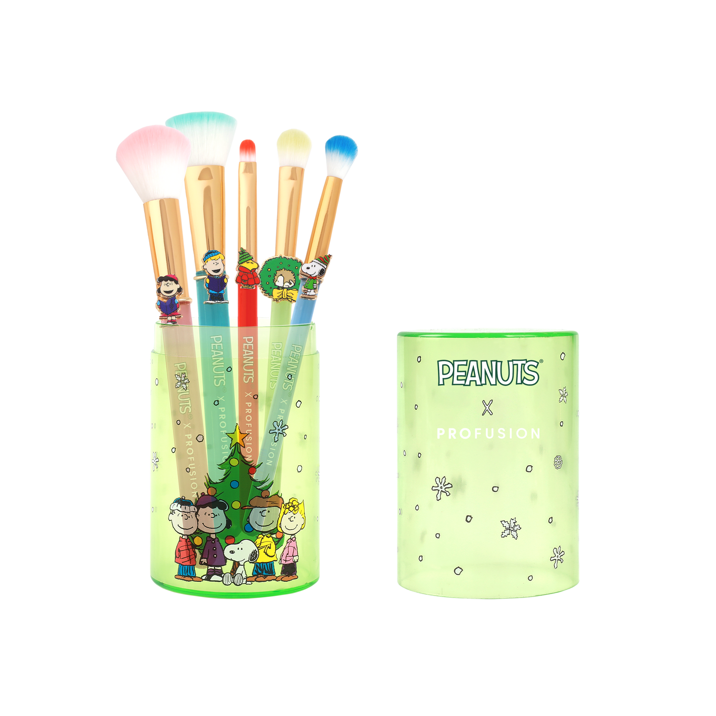 Peanuts Holiday | Merry & Bright Brush Set with Case - Osadia Concept Store