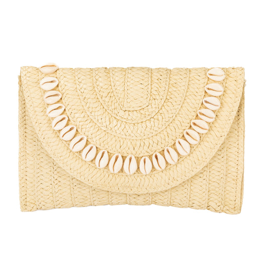Sunny Braided Clutch