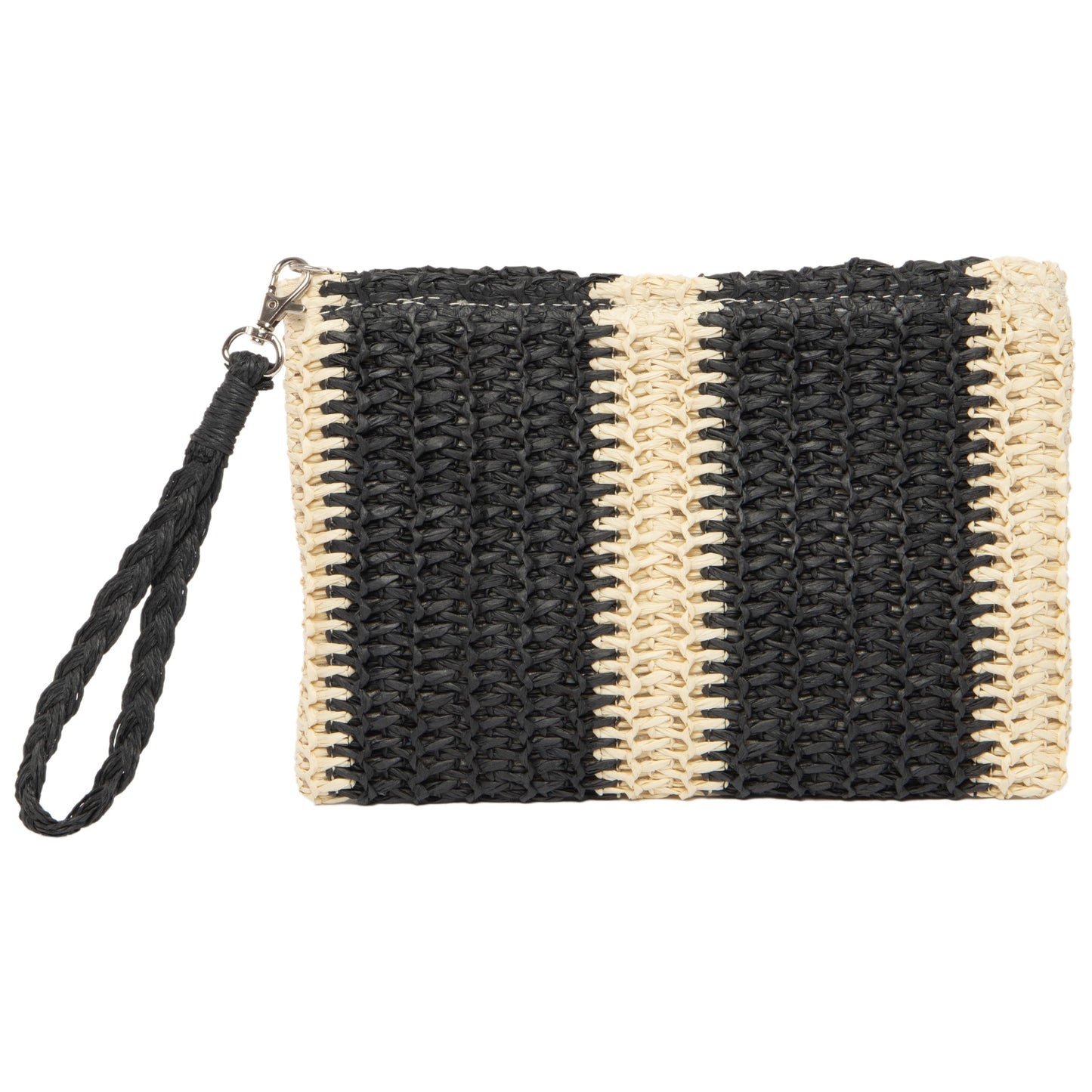 Mercado - Striped Crochet Tote with Matching Pouch