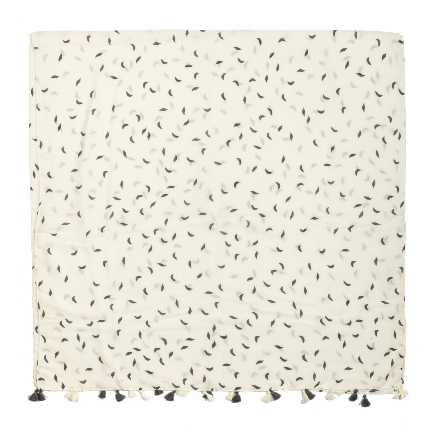 Phoebe Feather Print Scarf