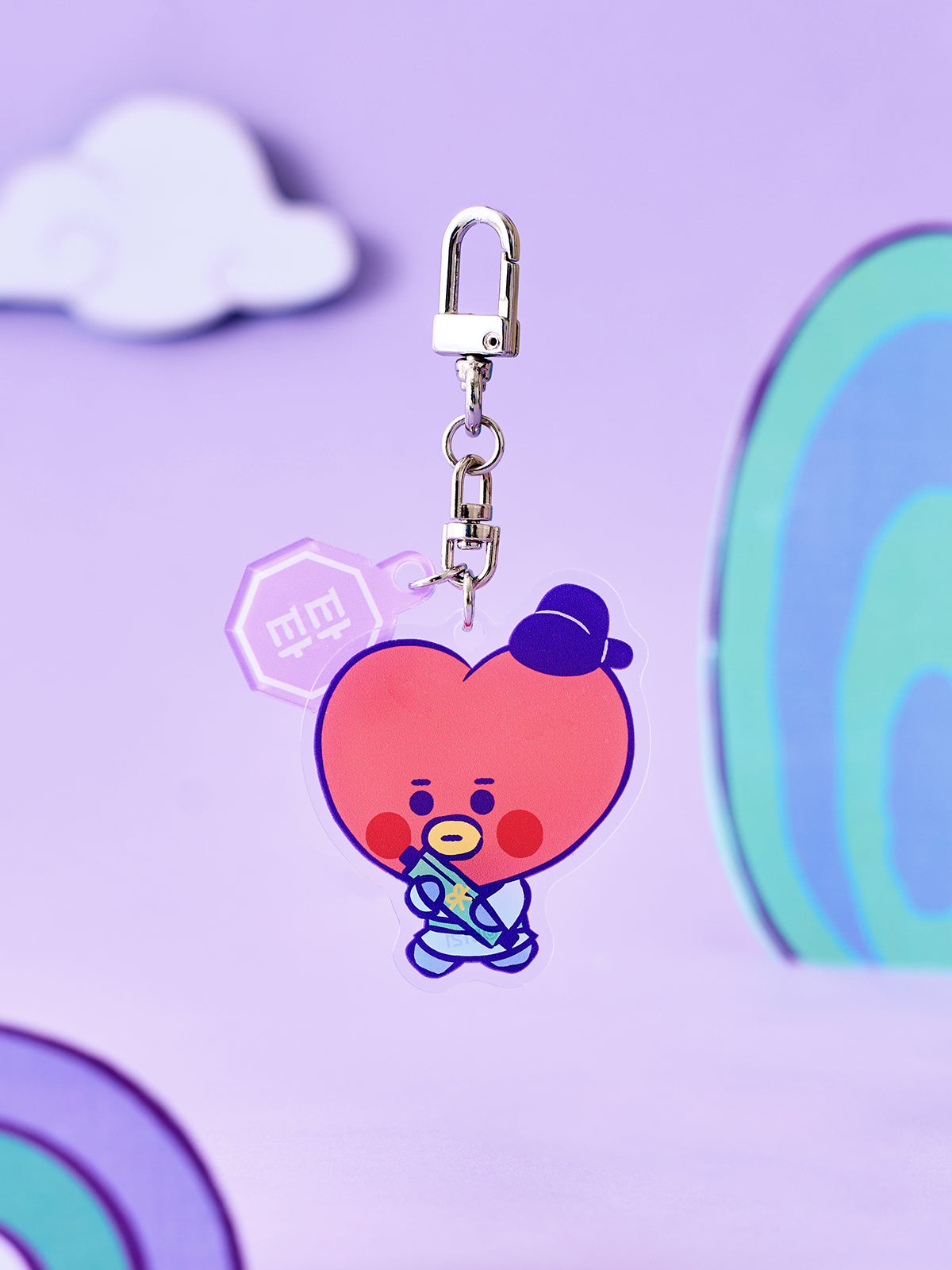 BTS x BT21 Baby Acrylic Keyring K-Edition Ver.2