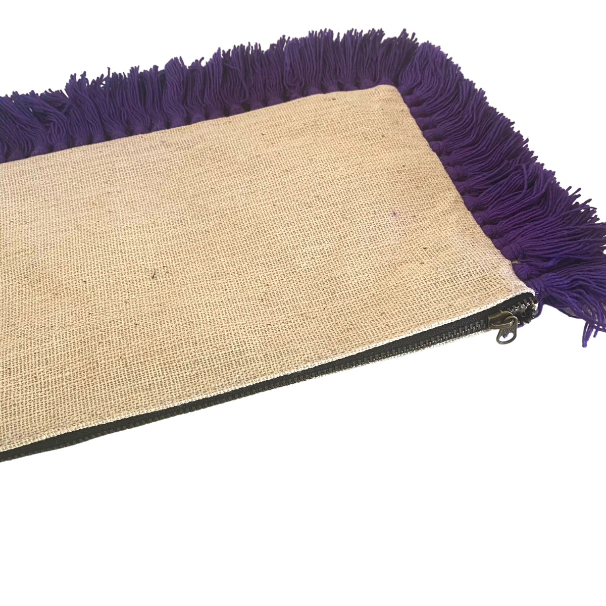 Organic Cotton Fringe Tassel Wristlet - Thailand