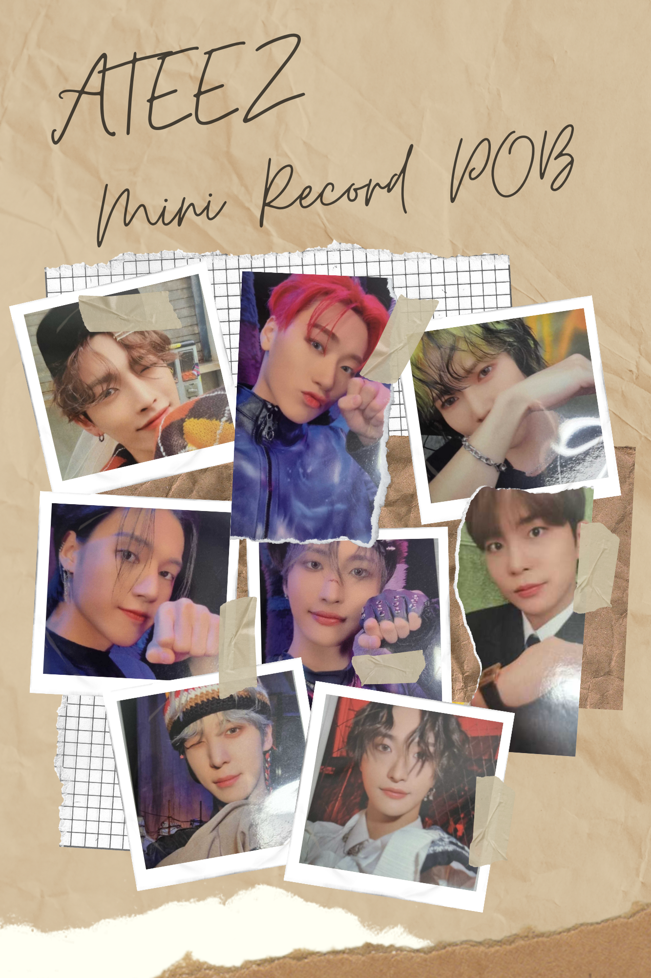 ATEEZ The World Ep.Fin:  Will Minirecord Pob Photocards