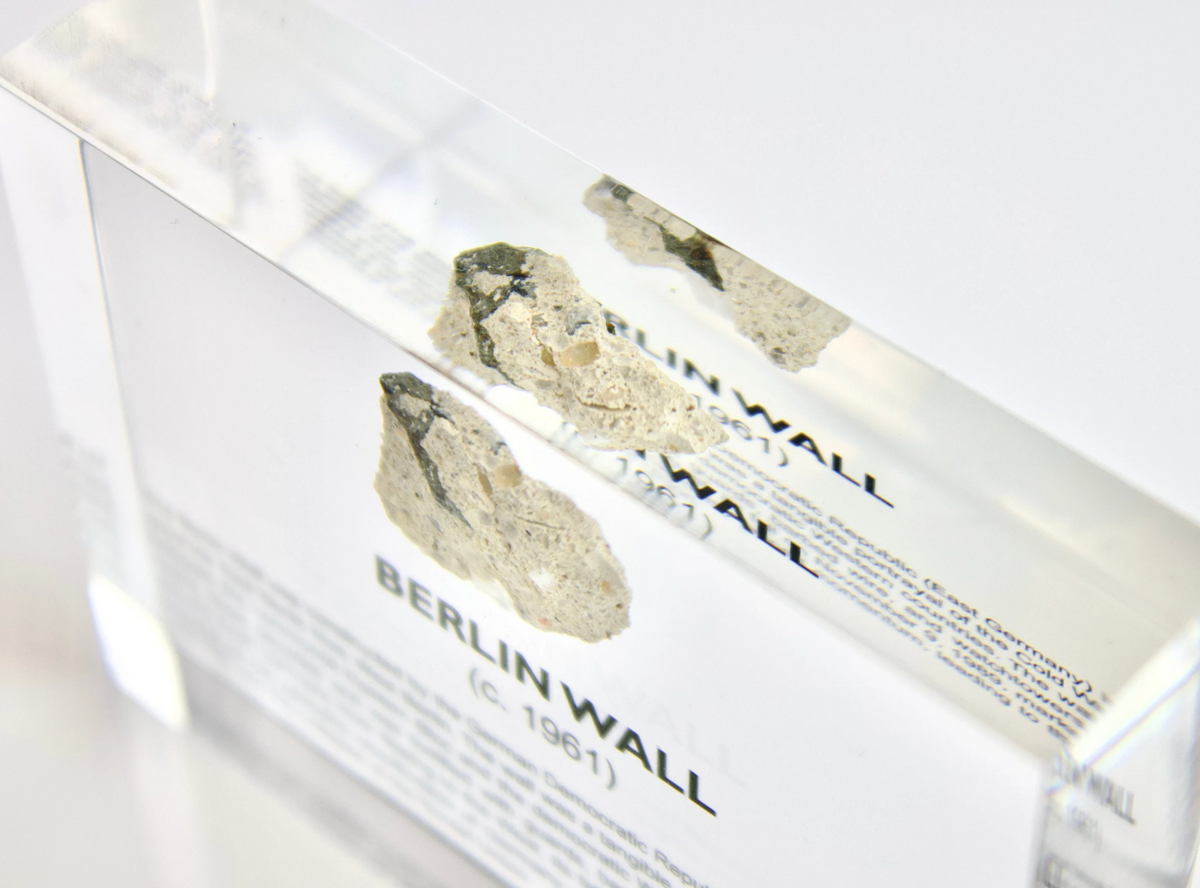 Berlin Wall Artifact Display