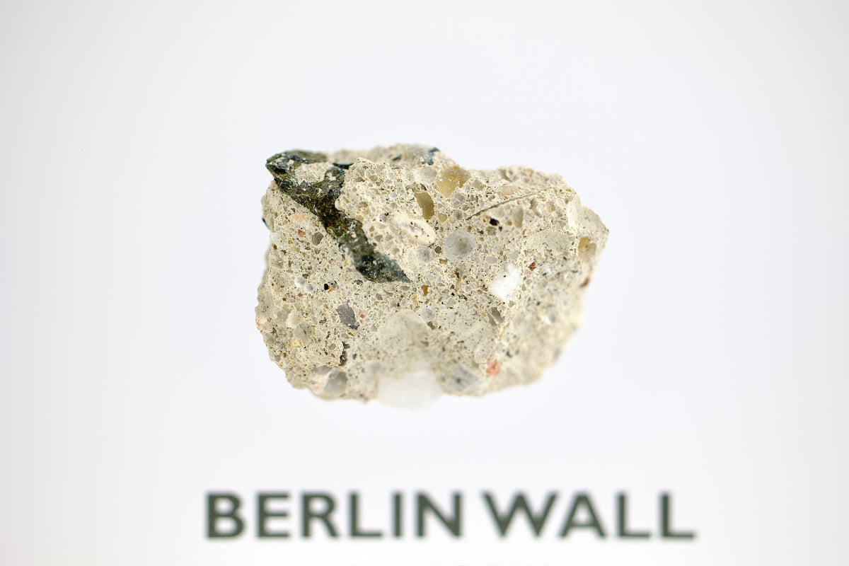 Berlin Wall Artifact Display