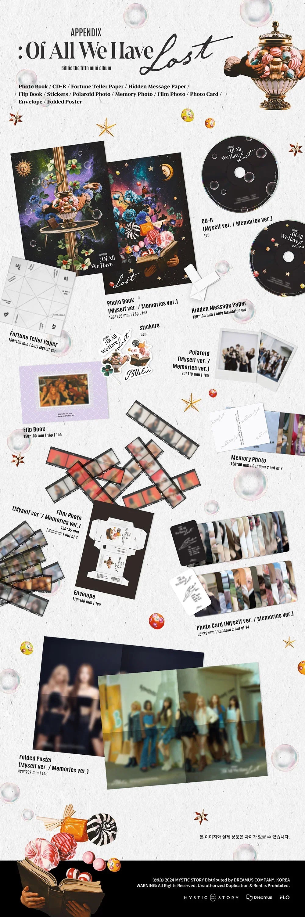 Billlie 5th Mini Album - Of All We Have Lost Photobook - Osadia Concept Store