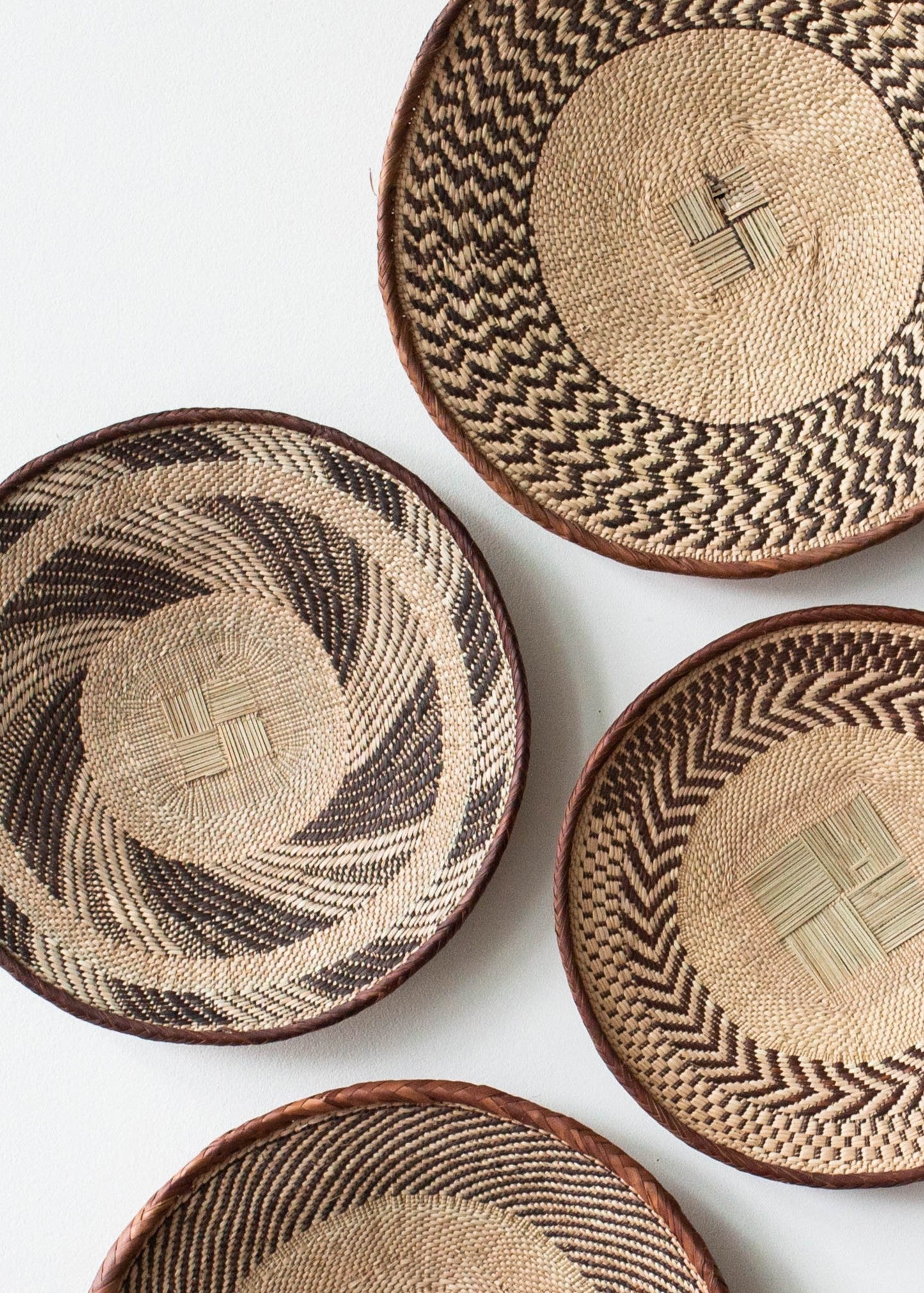 Statement Binga Patterned Wall Hanging Basket