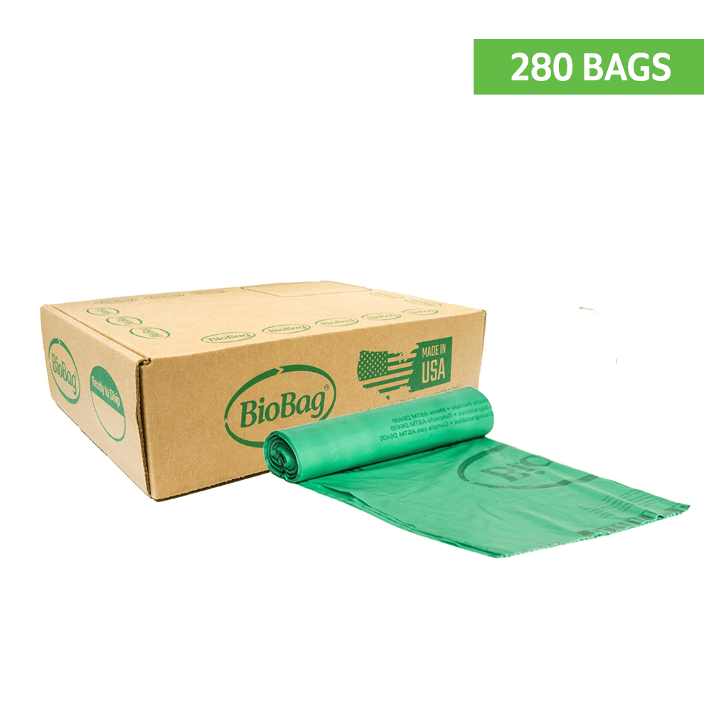 BioBag 13 Gallon Compostable Bags 22x29 (14-Roll Pack, QTY:280), SKU 13G2229 - Osadia Concept Store