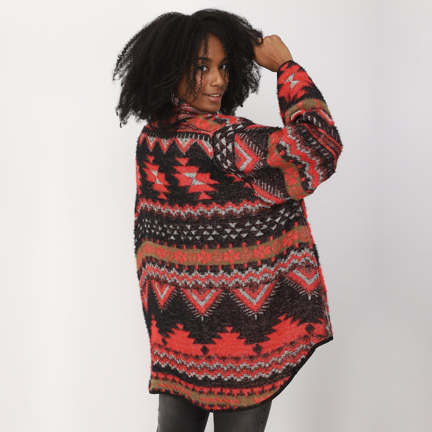 Santo Kimono - Black Cherry